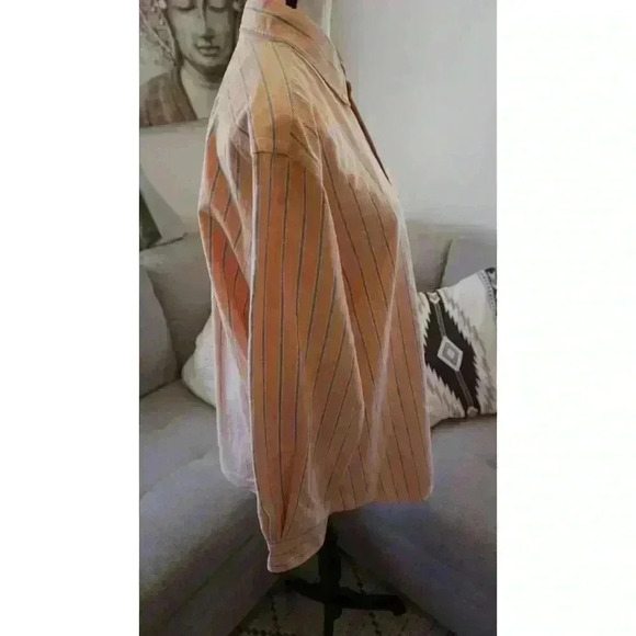 Ralph Lauren Striped Collared Classic-Fit Button-Down Shirt - Size 16 32/33 - Picture 15 of 16